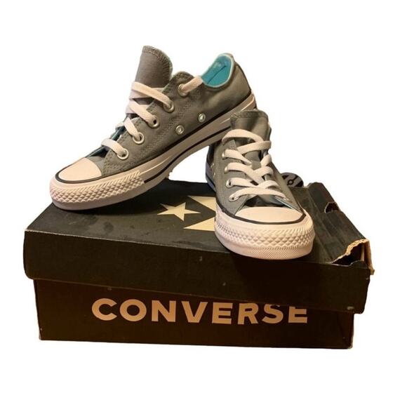 Converse All Star Madison Ox Gray Canvas Low Top Sneakers Women’s 5 NIB - Picture 1 of 8